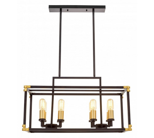 Подвесная люстра Lumina Deco Waldorf LDP 1140-8 BK+MD