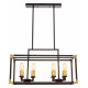 Подвесная люстра Lumina Deco Waldorf LDP 1140-8 BK+MD
