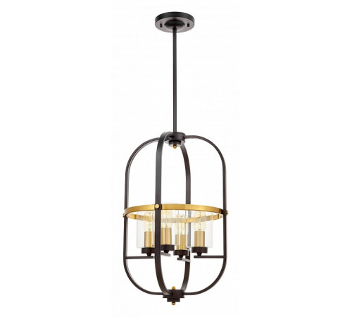 Подвесная люстра Lumina Deco Monterey LDP 1141-4 BK+MD Подвесная люстра Lumina Deco Monterey LDP 1141-4 BK+MD
