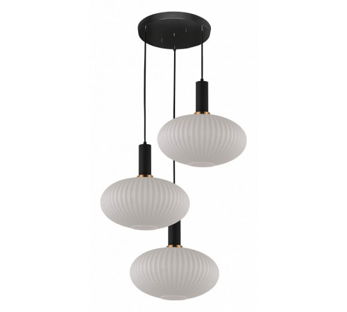 Подвесной светильник Lumina Deco Floril LDP 1216-3 WT+BK Подвесной светильник Lumina Deco Floril LDP 1216-3 WT+BK