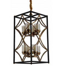 Подвесная люстра Lumina Deco Quadrato LDP 1223-8 BK+MD