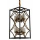 Подвесная люстра Lumina Deco Quadrato LDP 1223-8 BK+MD