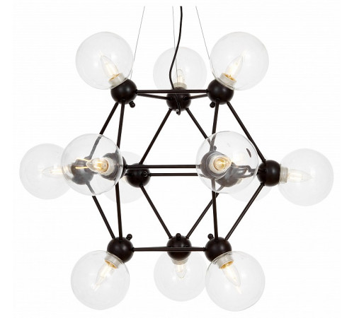 Подвесная люстра Lumina Deco Zodiak LDP 160N-12 BK+PR Подвесная люстра Lumina Deco Zodiak LDP 160N-12 BK+PR