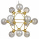 Подвесная люстра Lumina Deco Zodiak LDP 160N-12 MD+GY