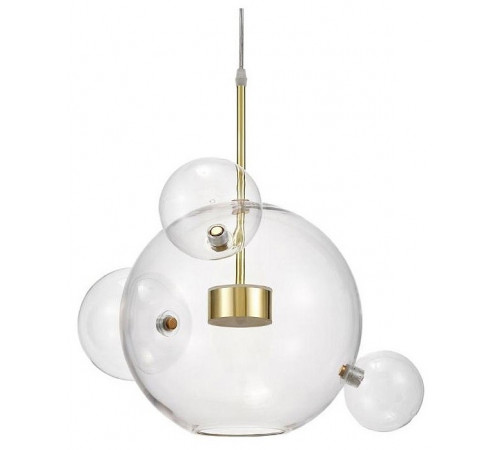 Подвесной светодиодный светильник Lumina Deco Neroni LDP 6016-3+1 GD Подвесной светодиодный светильник Lumina Deco Neroni LDP 6016-3+1 GD