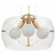 Подвесная люстра Lumina Deco Globo LDP 6018-400 PR+F.GD