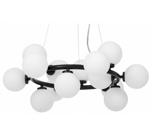 Подвесная люстра Lumina Deco Marsiada LDP 6033-15 BK+MD Подвесная люстра Lumina Deco Marsiada LDP 6033-15 BK+MD