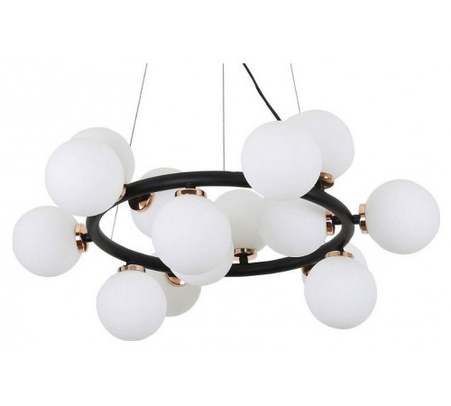 Подвесная люстра Lumina Deco Marsiada LDP 6033-15 BK+MD Подвесная люстра Lumina Deco Marsiada LDP 6033-15 BK+MD