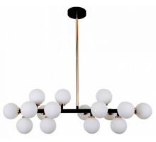 Люстра на штанге Lumina Deco Marsiada LDP 6033-16 BK+MD