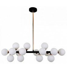 Люстра на штанге Lumina Deco Marsiada LDP 6033-16 BK+MD