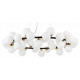 Подвесная люстра Lumina Deco Marsiada LDP 6033-40 BK+MD
