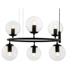 Подвесная люстра Lumina Deco Ceredo LDP 6034-6 RND BK