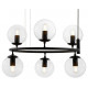 Подвесная люстра Lumina Deco Ceredo LDP 6034-6 RND BK