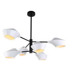 Подвесная люстра Lumina Deco Romina LDP 6037-6 WT+BK