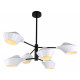 Подвесная люстра Lumina Deco Romina LDP 6037-6 WT+BK