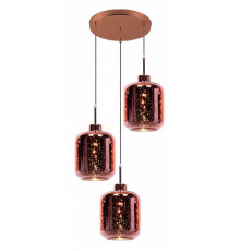 Подвесная люстра Lumina Deco Alacosmo LDP 6811-3 RD R.GD