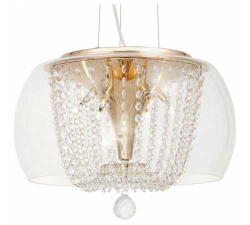 Подвесная люстра Lumina Deco Disposa LDP 7018-400 PR+F.GD