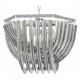Подвесная люстра Lumina Deco Boscone LDP 7044-550 CHR+GY