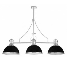 Подвесная люстра Lumina Deco Ettore LDP 710-3 BK+CHR