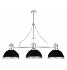 Подвесная люстра Lumina Deco Ettore LDP 710-3 BK+CHR