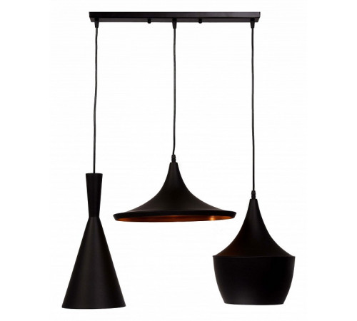 Подвесной светильник Lumina Deco Foggi LDP 7712-3 PR BK