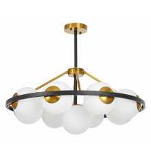 Подвесная люстра Lumina Deco Donzano LDP 8034-9 BK+WT