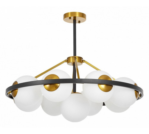 Подвесная люстра Lumina Deco Donzano LDP 8034-9 BK+WT