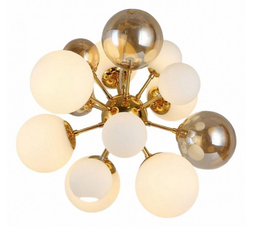 Подвесная люстра Lumina Deco Galaksida LDP 8565-10/16 GD+TEA