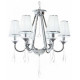Подвесная люстра Lumina Deco Milesia LDP 8926-6 WT+CHR