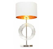 Настольная лампа Lumina Deco Fabi LDT 5531 CHR+WT