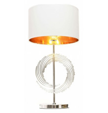 Настольная лампа Lumina Deco Fabi LDT 5531 CHR+WT