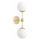 Бра Lumina Deco Zodiak LDW 6001-2 GD+WT