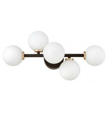 Настенный светильник Lumina Deco Marsiada LDW 6033-5 BK+F.GD