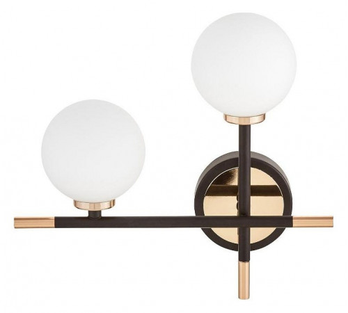 Бра Lumina Deco Marsiada LDW 6033N-2 BK+FGD Бра Lumina Deco Marsiada LDW 6033N-2 BK+FGD