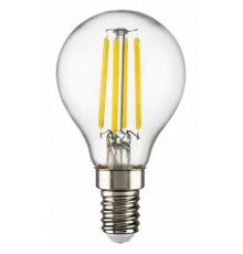 Лампа светодиодная филаментная Lightstar LED Filament E14 6W 3000K груша прозрачная 933802