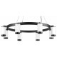 Подвесная люстра Lightstar Rullo (571018+214436-8+203437-8) LR01836837
