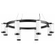 Подвесная люстра Lightstar Rullo (571018+214436-4+214486-4+203437-8) LR01886436440