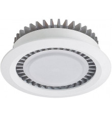 Встраиваемый светодиодный светильник Lucia Tucci Turbo 142.1-10W-WT/GR