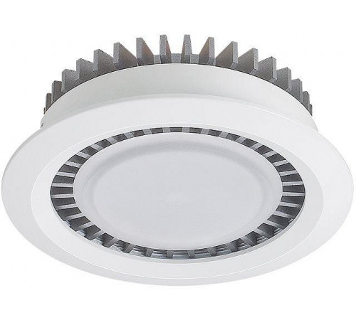 Встраиваемый светодиодный светильник Lucia Tucci Turbo 142.1-10W-WT/GR