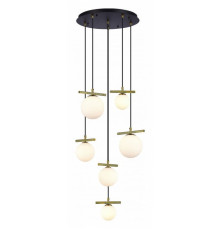 Каскадная люстра iLamp Golden 2134-6D BR+MBK