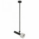 Подвесной светильник iLedex Delta 2361-1 BK+WH