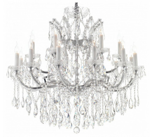 Подвесная люстра iLamp Diamond 6071-18 CR+CL Подвесная люстра iLamp Diamond 6071-18 CR+CL