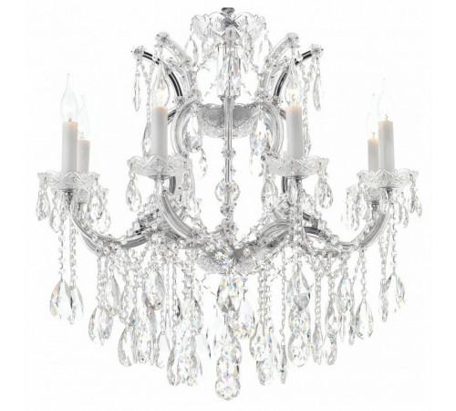 Подвесная люстра iLamp Diamond 6071-8 CR+CL Подвесная люстра iLamp Diamond 6071-8 CR+CL