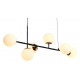 Подвесная люстра iLamp Golden 9136P/6 BK-WH