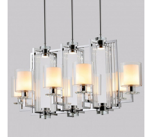 Подвесная люстра iLamp King RM6201-8P CR+CL