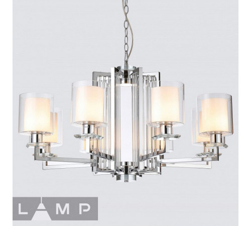 Подвесная люстра iLamp King RM6201-8 CR+CL