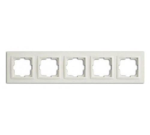 Рамка на 5 постов Mono Electric Despina слоновая кость 102-010000-164