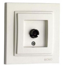 Розетка TV проходная Mono Electric Despina слоновая кость 102-010005-137
