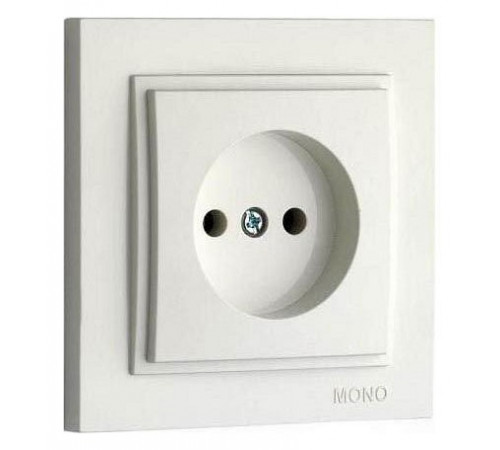 Розетка без земли Mono Electric Despina 16А 250В слоновая кость 102-010022-116 Розетка без земли Mono Electric Despina 16А 250В слоновая кость 102-010022-116