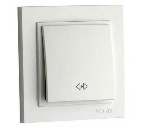 Выключатель одноклавишный перекресный Mono Electric Despina 10А 250В слоновая кость 102-010025-112 Выключатель одноклавишный перекресный Mono Electric Despina 10А 250В слоновая кость 102-010025-112